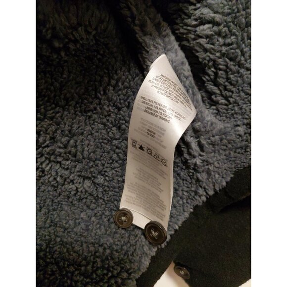 Columbia Mens Windard IV Shirt Jacket Sherpa Lined Medium Black - Picture 11 of 11